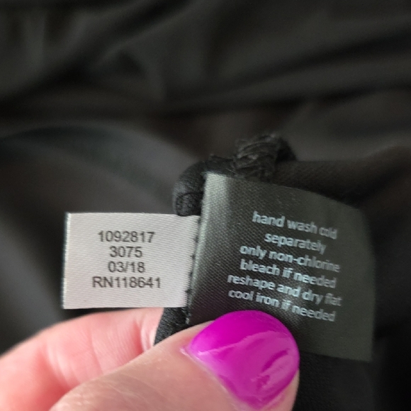 EUC Lane Bryant Size 12 Black Floral Midi Dress - Picture 7 of 8